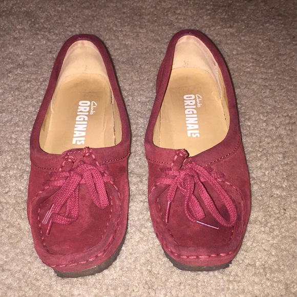 Red Suede Wallabees - Picture 2 of 4